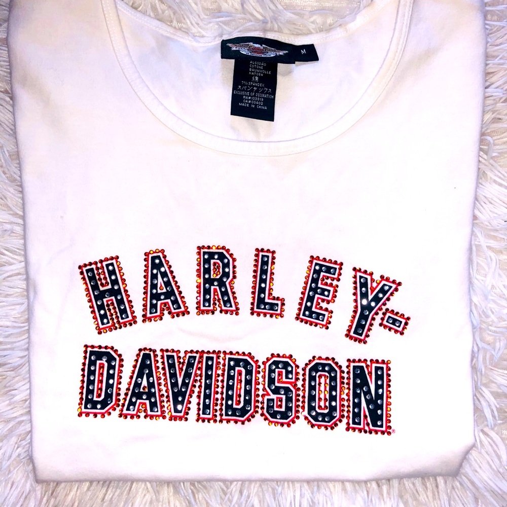 Harley Davidson Rhinestone T-Shirt